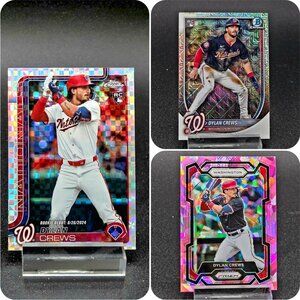 Dylan Crews Bowman Topps Chrome Ice RC's Washington Nationals Top Prospect